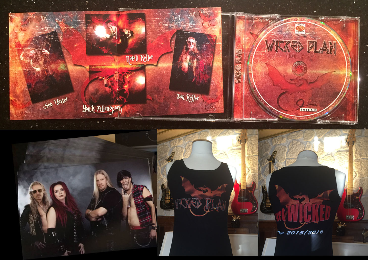 'Out Of Fire' CD + get WICKED Ladies Tank Top