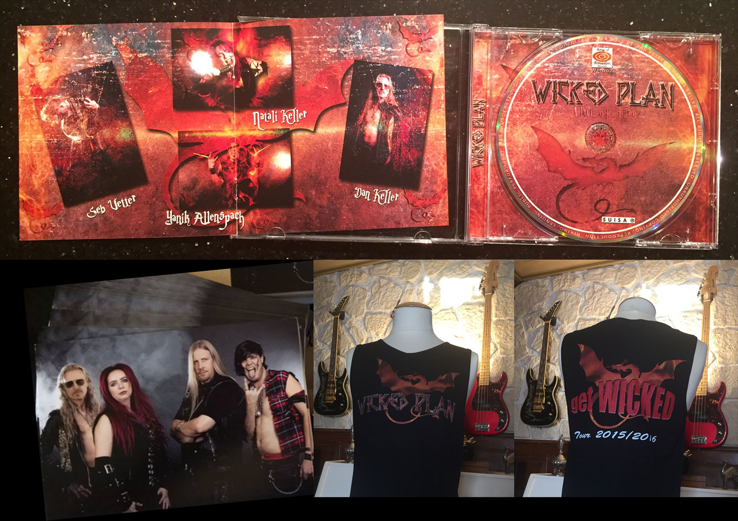 'Out Of Fire' CD + get WICKED Men Tank Top