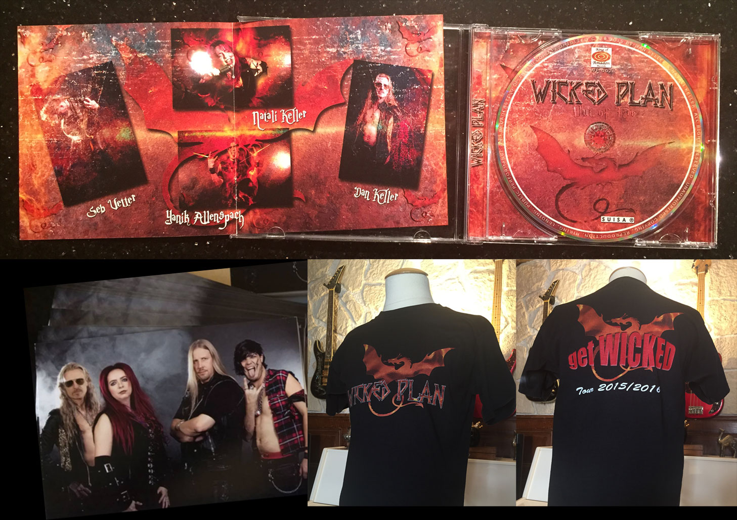 'Out Of Fire' CD + get WICKED T-Shirt