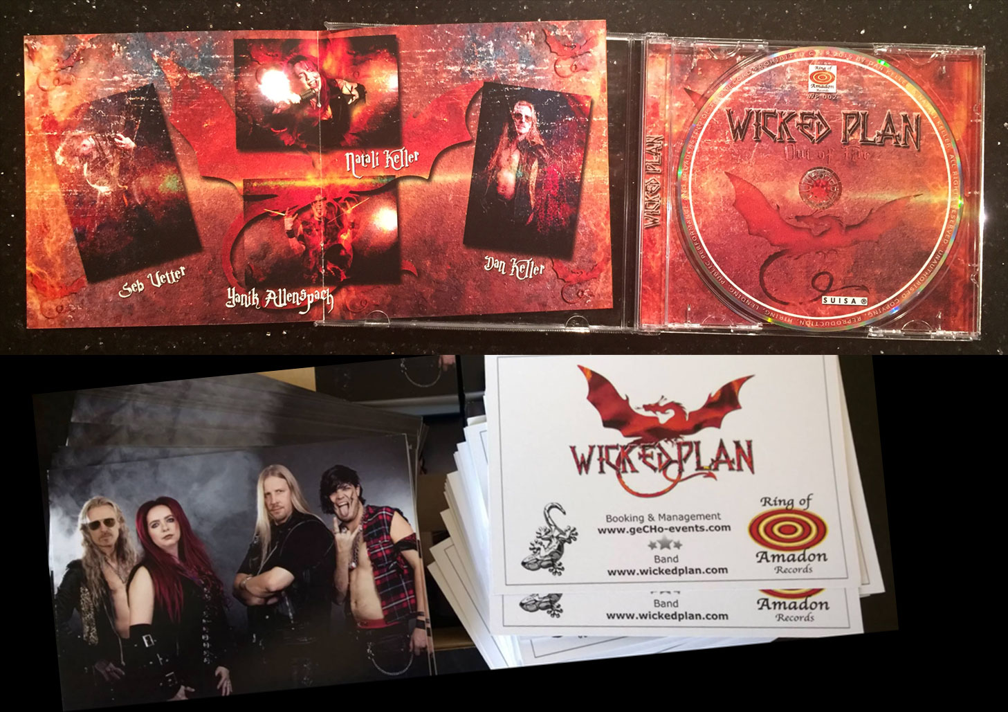 'Out of Fire' CD + signed Autograph Card